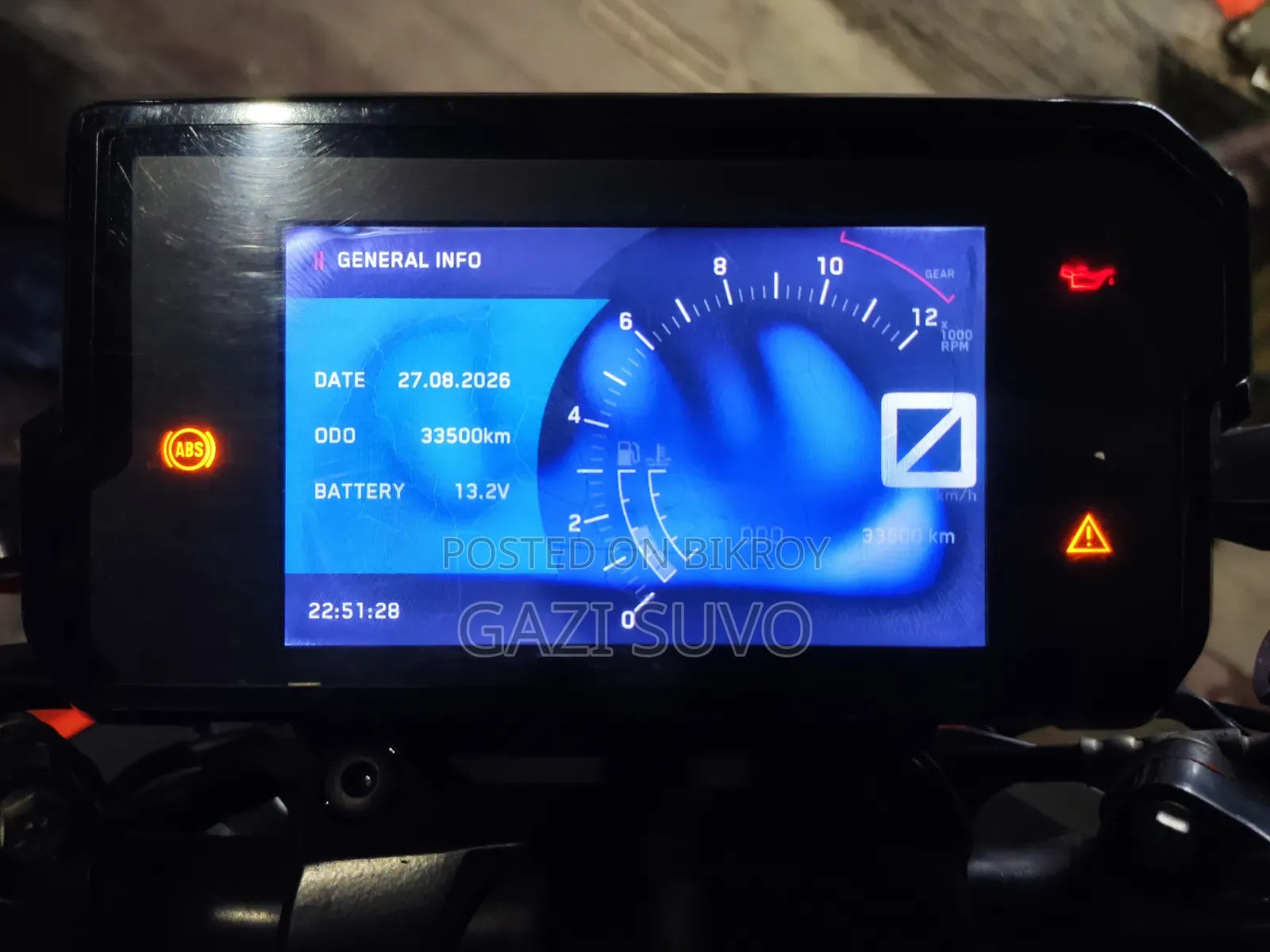 KTM Duke 125 2017 Orange