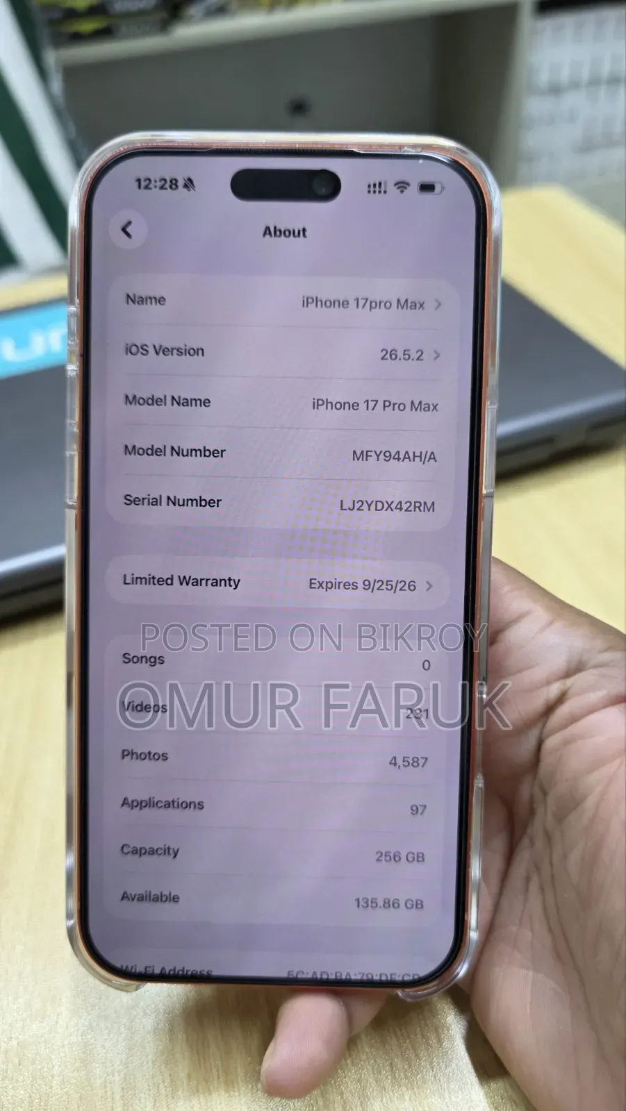 Apple iPhone 17 Pro Max 256 GB Orange