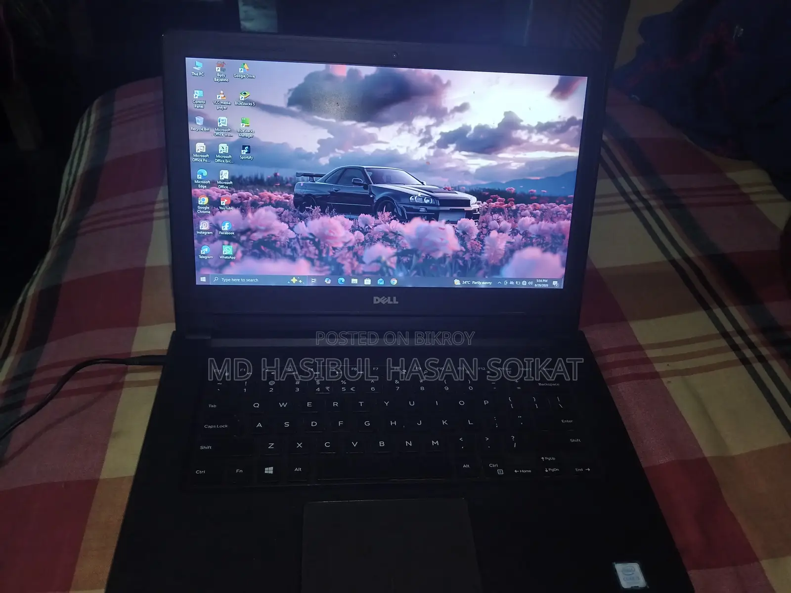 Laptop Dell 4GB Intel Core i3 SSD 128GB