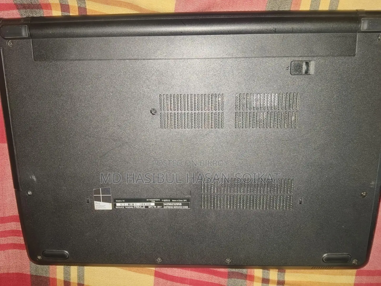 Laptop Dell 4GB Intel Core i3 SSD 128GB