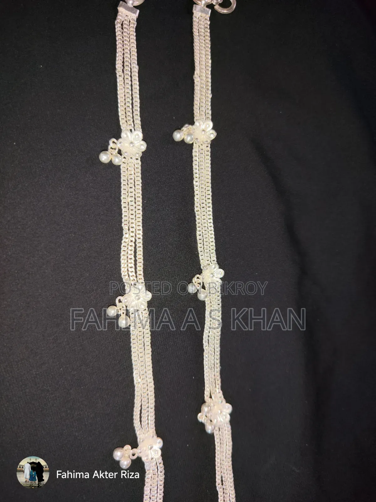 ২১ কেরেট হলমার্ক রুপার নুপুর