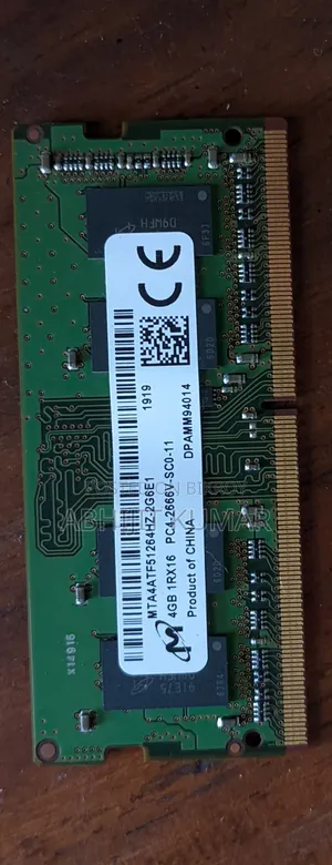 Micron 4GB DDR4 2666MHz Laptop RAM (Used - Fresh Condition)