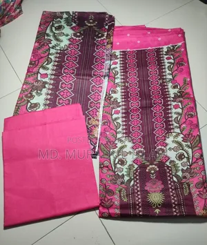 ৮৫০ টাকা জমজম থ্রি পিস পিওর সুতি FB Page Zidan Wear