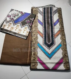 ৮৫০ টাকা জমজম থ্রি পিস পিওর সুতি FB Page Zidan Wear