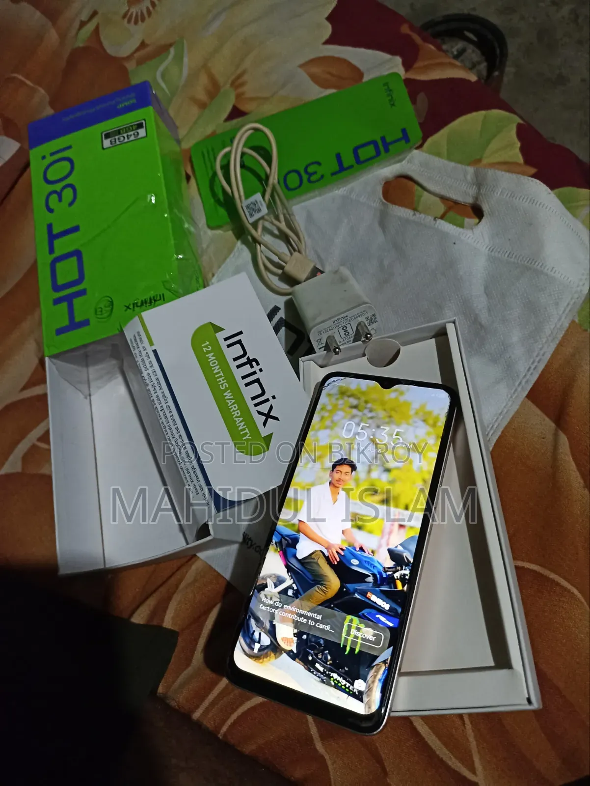 Infinix Hot 30i 128 GB Orange