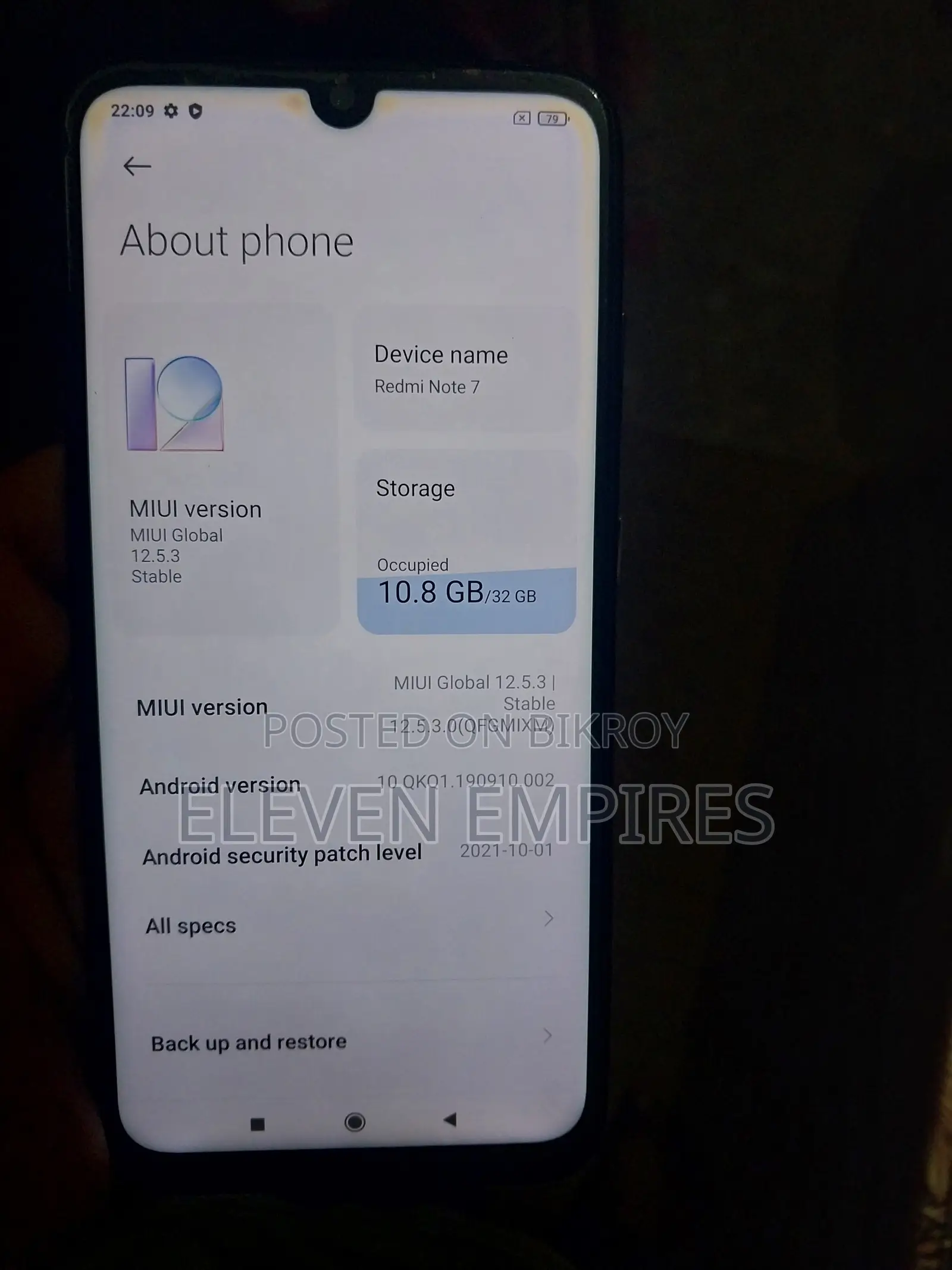 Xiaomi Redmi Note 7 128 GB Black