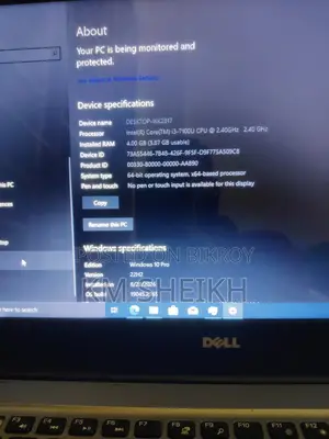 Laptop Dell Inspiron 15 5567 4GB Intel Core i3 SSD 128GB