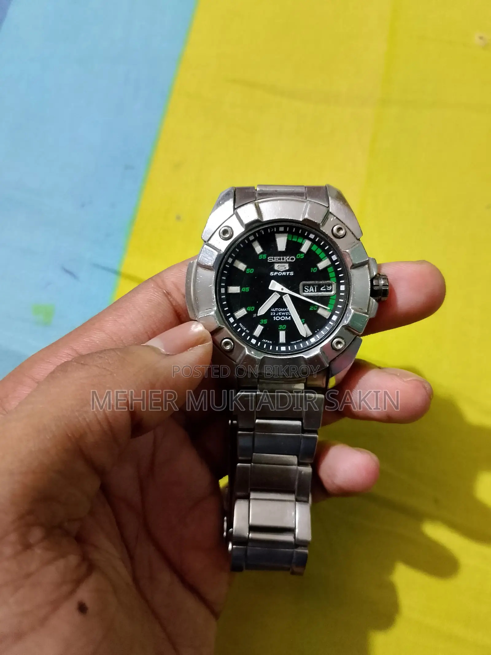 Seiko 5 Sports Automatic 23 Jewels 100m.