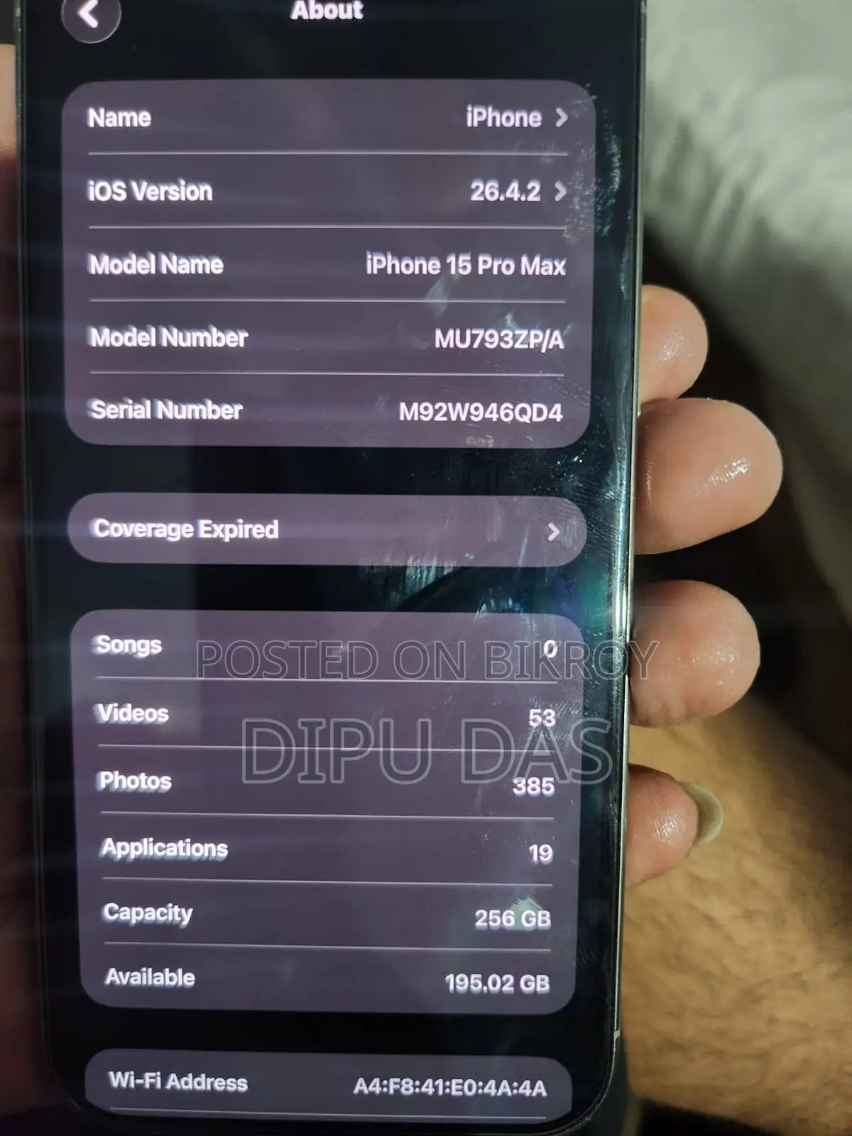Apple iPhone 15 Pro Max 256 GB Gray