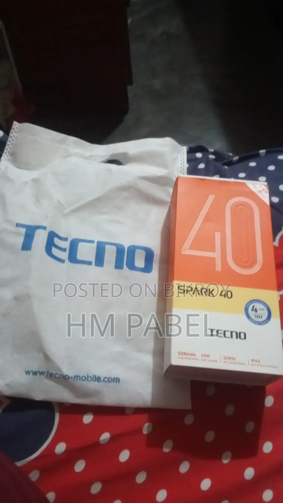 Tecno Spark 40 128 GB Black
