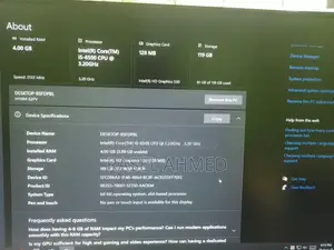 Desktop Computer Gigabyte 4GB Intel Core i5 SSD 128GB