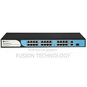 BDCOM S1200-24P2G1S 24-Port Unmanaged PoE Switch