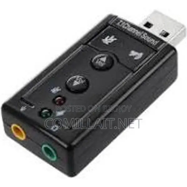 USB External Sound Card Audio Adapter