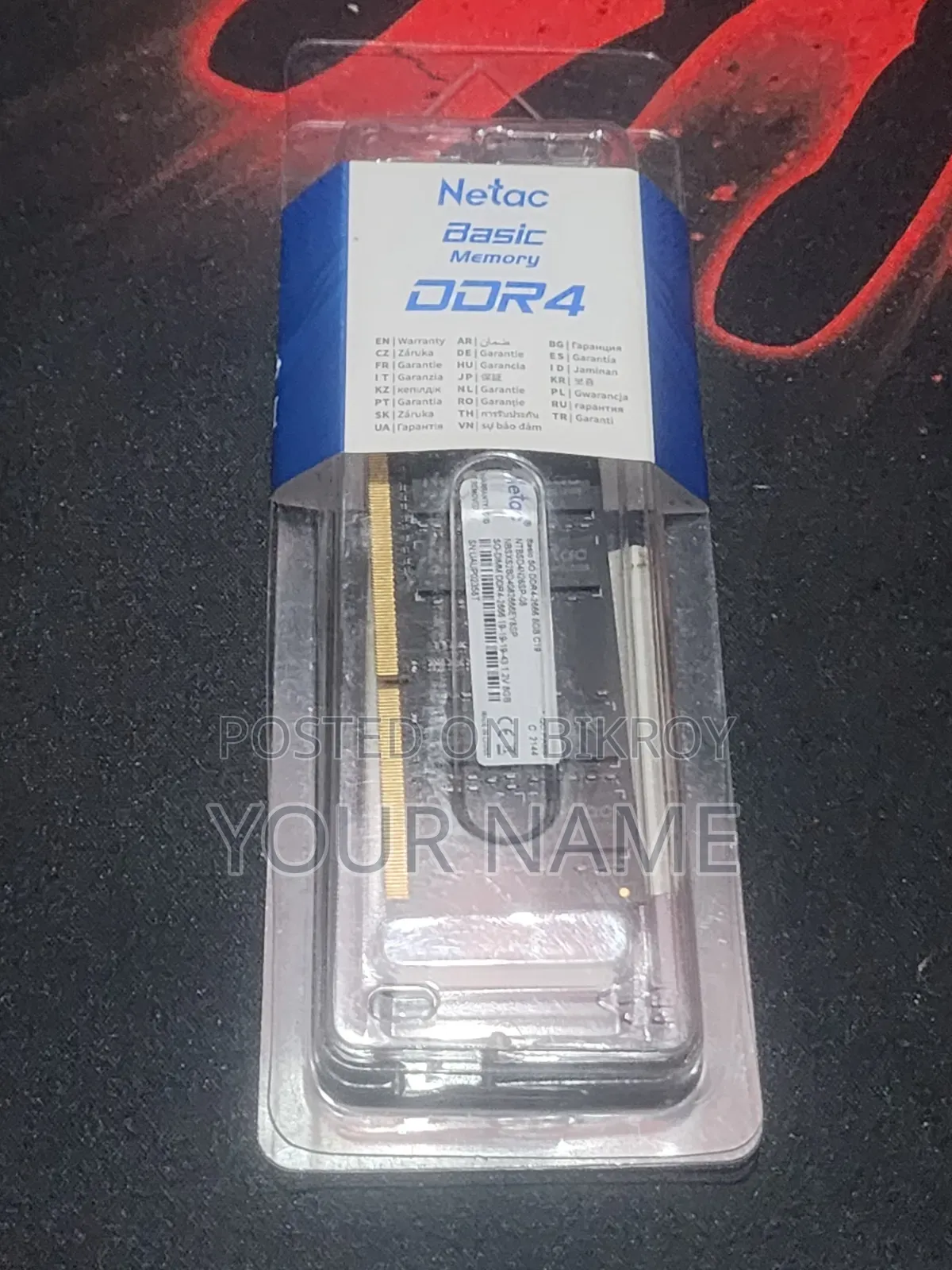 8gb Ddr4 Ram Netac