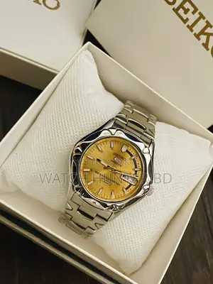 Gorgeous SEIKO 5 Sports Sunburst Yellow Automatic Watch