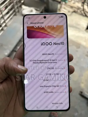 iQOO 256 GB White