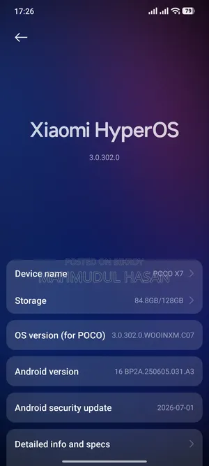 Xiaomi Poco X7 128 GB White