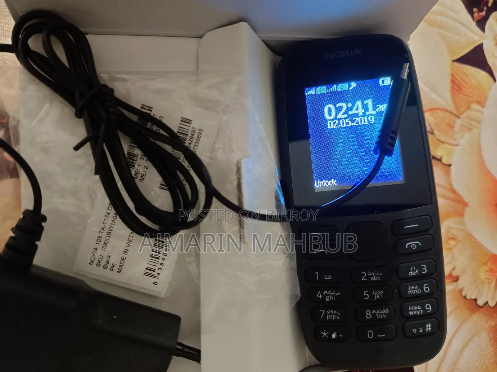 New Nokia 105 Black