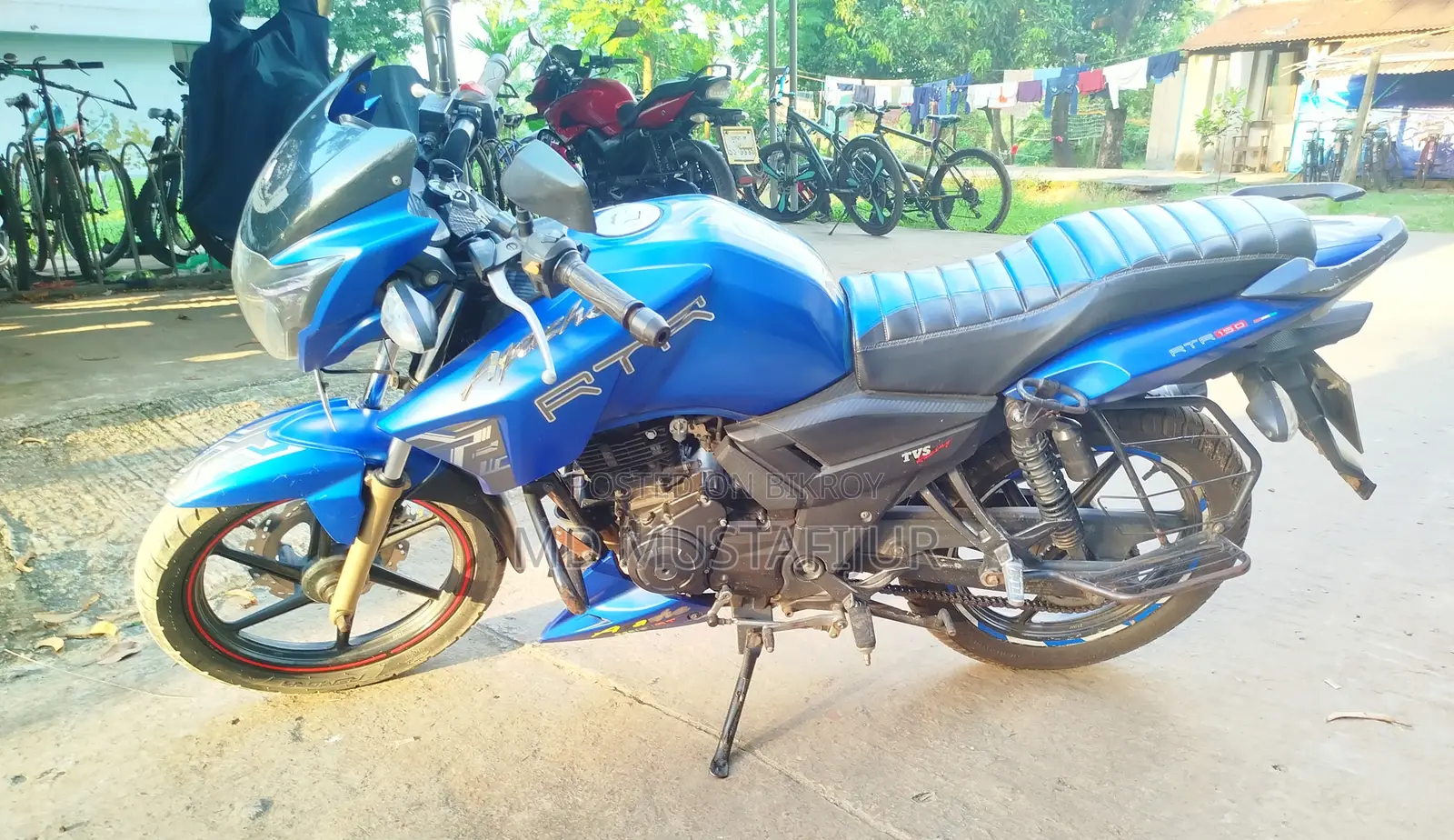 TVS Apache RTR 160 2V 2017 Blue