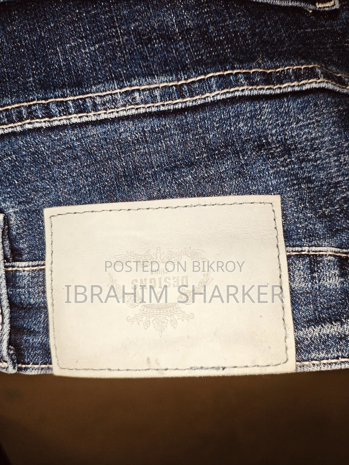 Premium Blue Denim Jeans Pant – Size 33 | Stylish Casual Fit