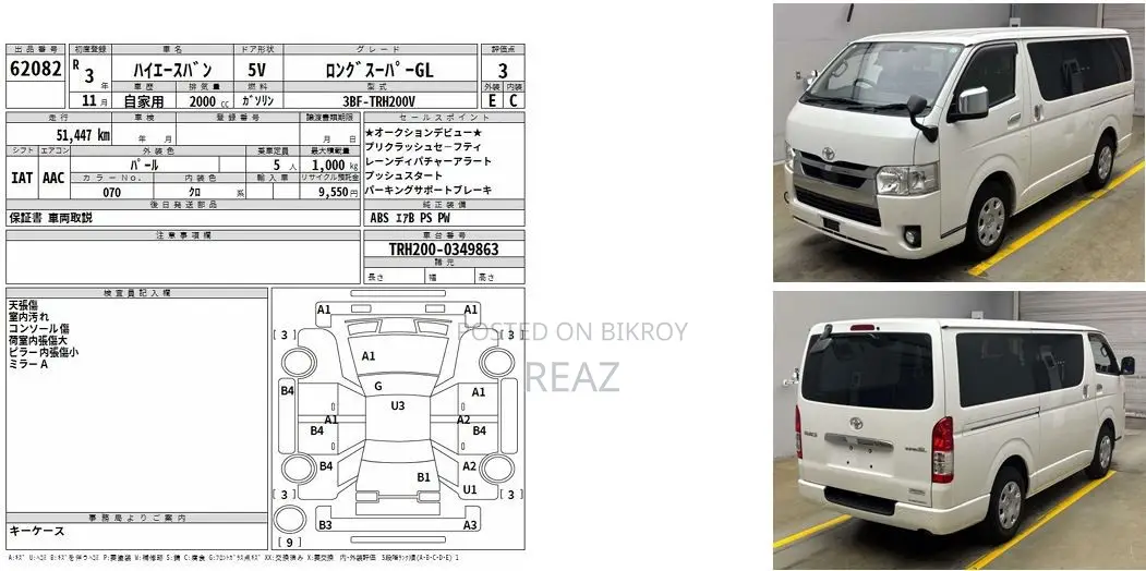 Toyota HiAce 2021 White