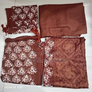 Three Piece Batik Suter Kazer/ থ্রি পিছ বাটিক সুতার কাজের