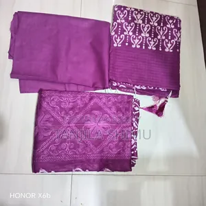 Three Piece Batik Suter Kazer/ থ্রি পিছ বাটিক সুতার কাজের