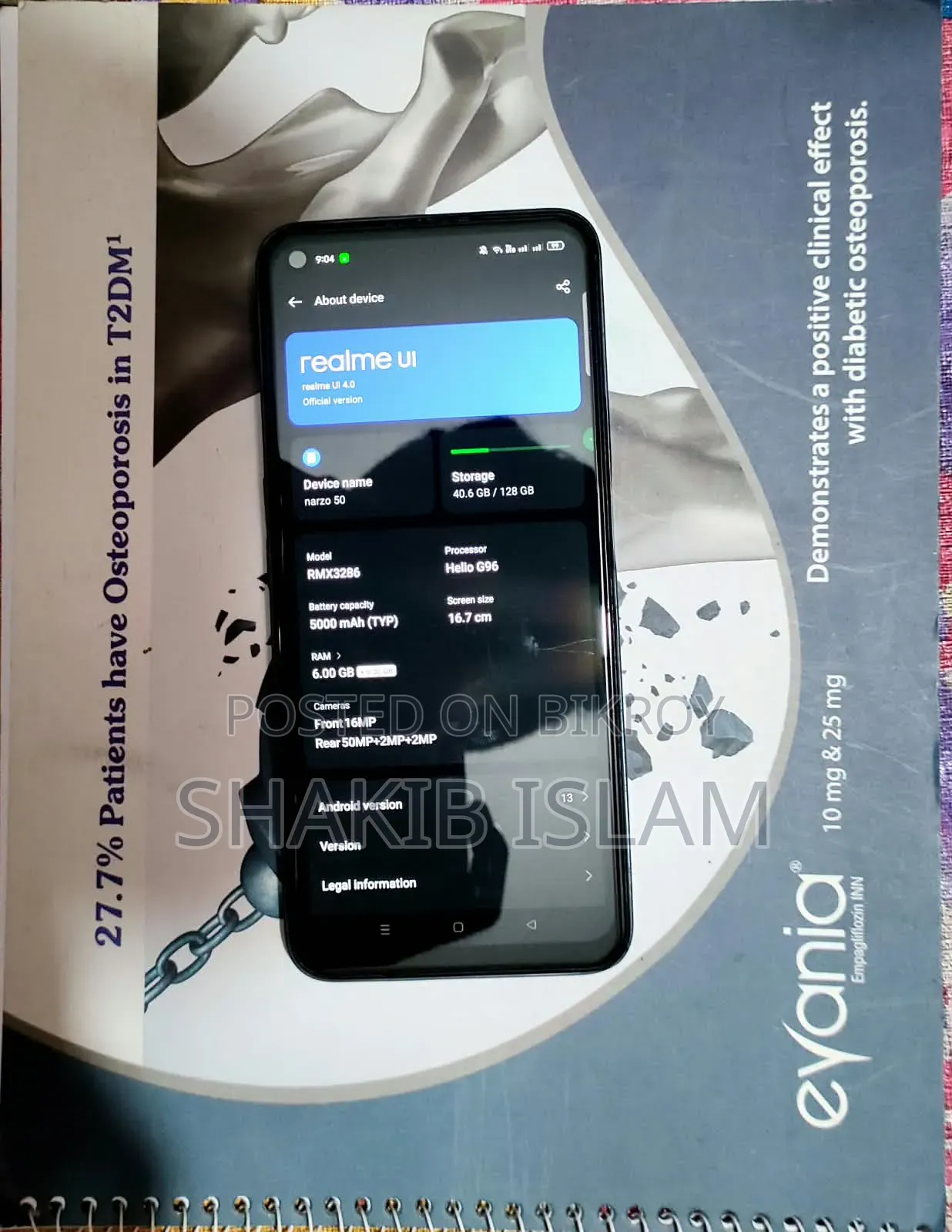 Realme Narzo 50 128 GB Black