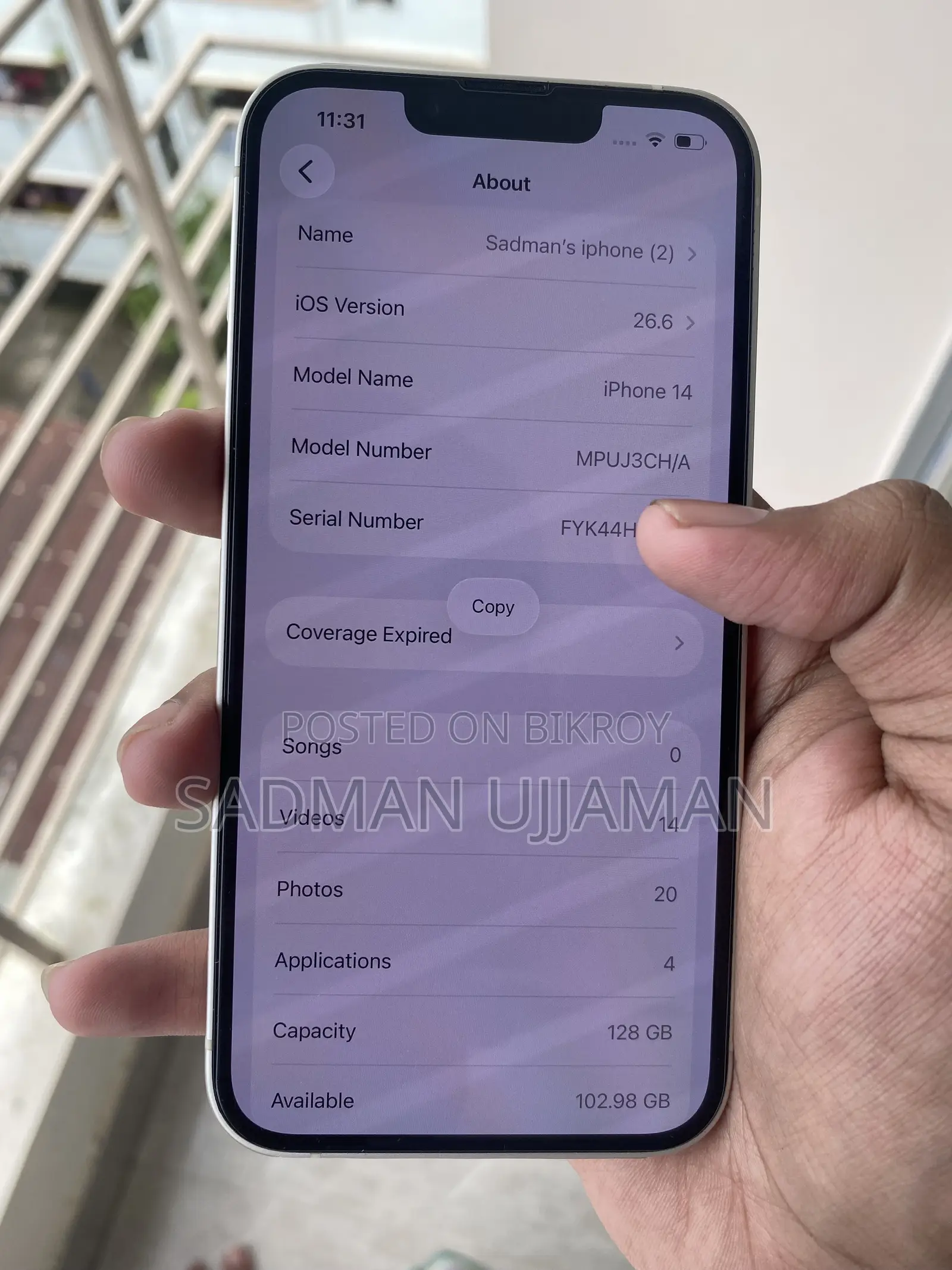 Apple iPhone 14 128 GB White