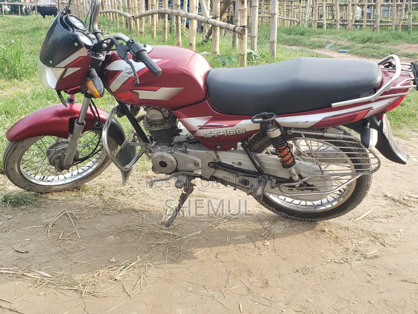 Bajaj CT 100 2014 Red
