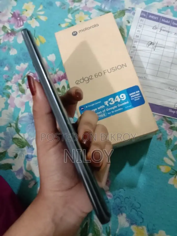 New Motorola Edge 60 Fusion 256 GB Black