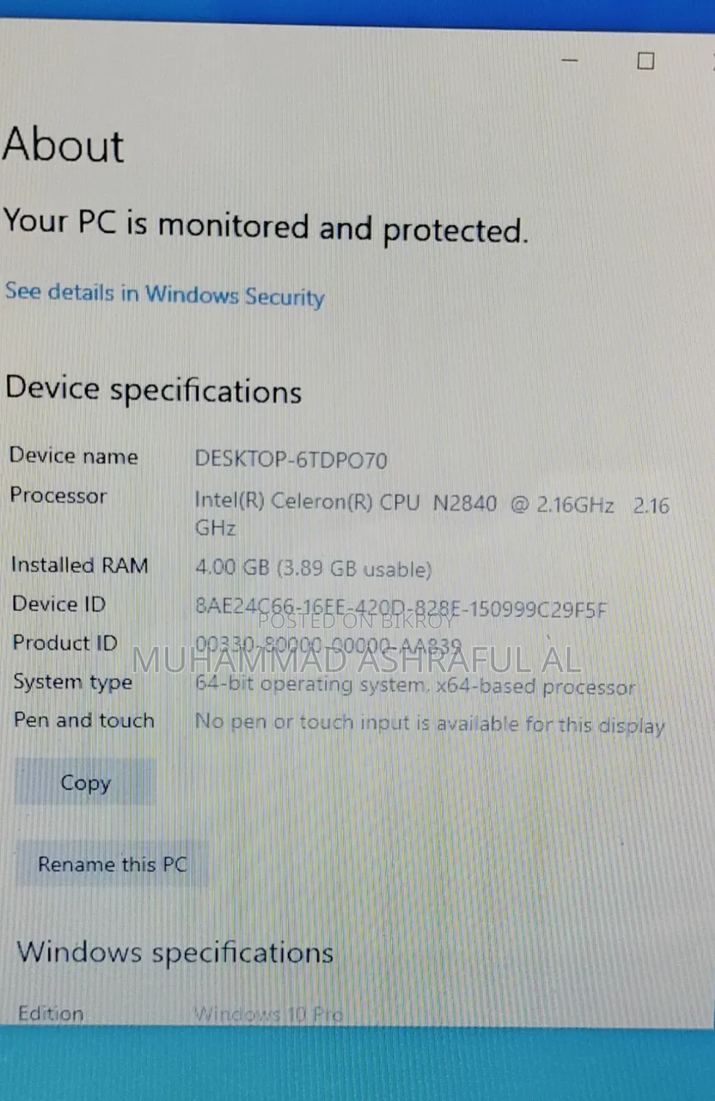 Laptop Asus X450CC 4GB Intel Celeron HDD 500GB