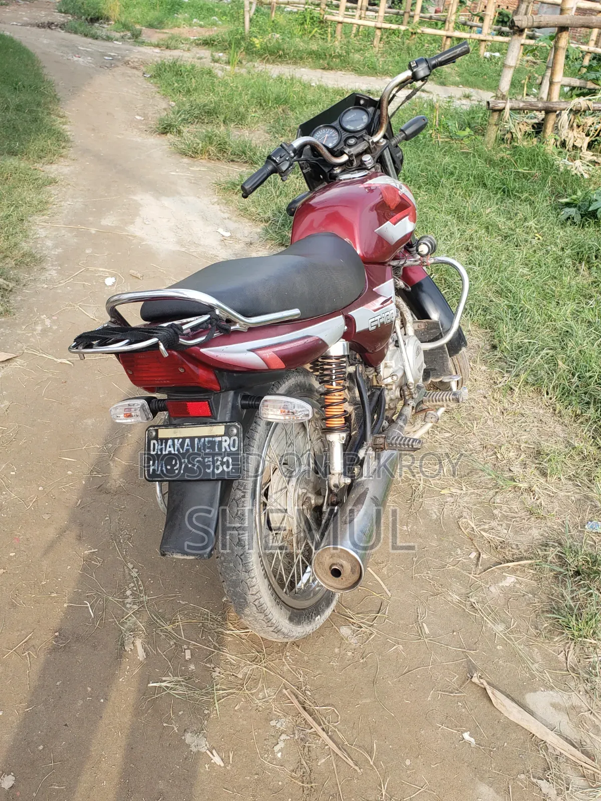 Bajaj CT 100 2014 Red
