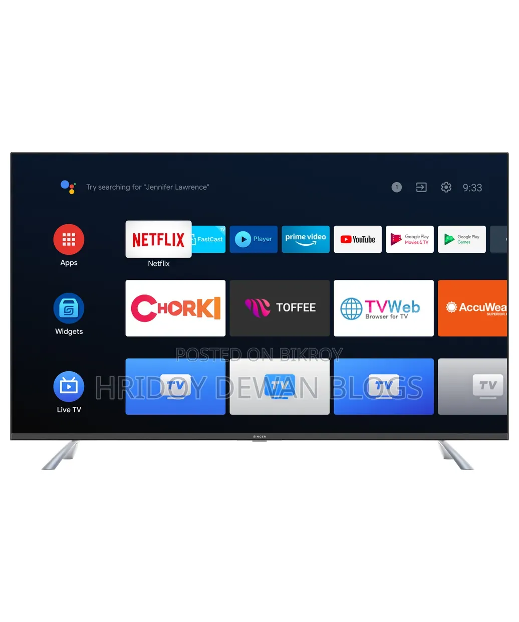 Singer TV Sell Post
