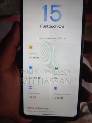 Vivo Y04 128 GB Blue