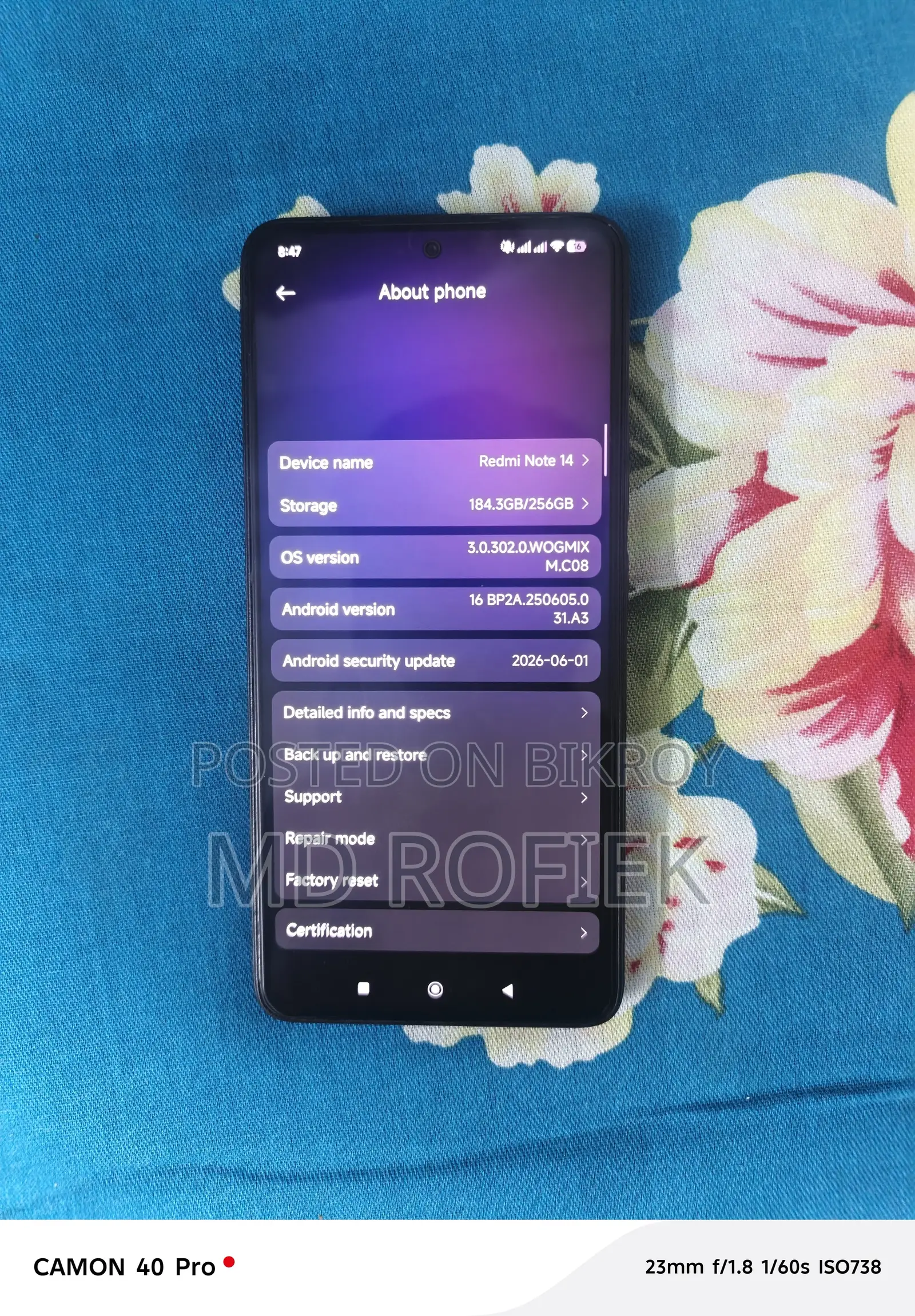 Xiaomi 14 256 GB Black