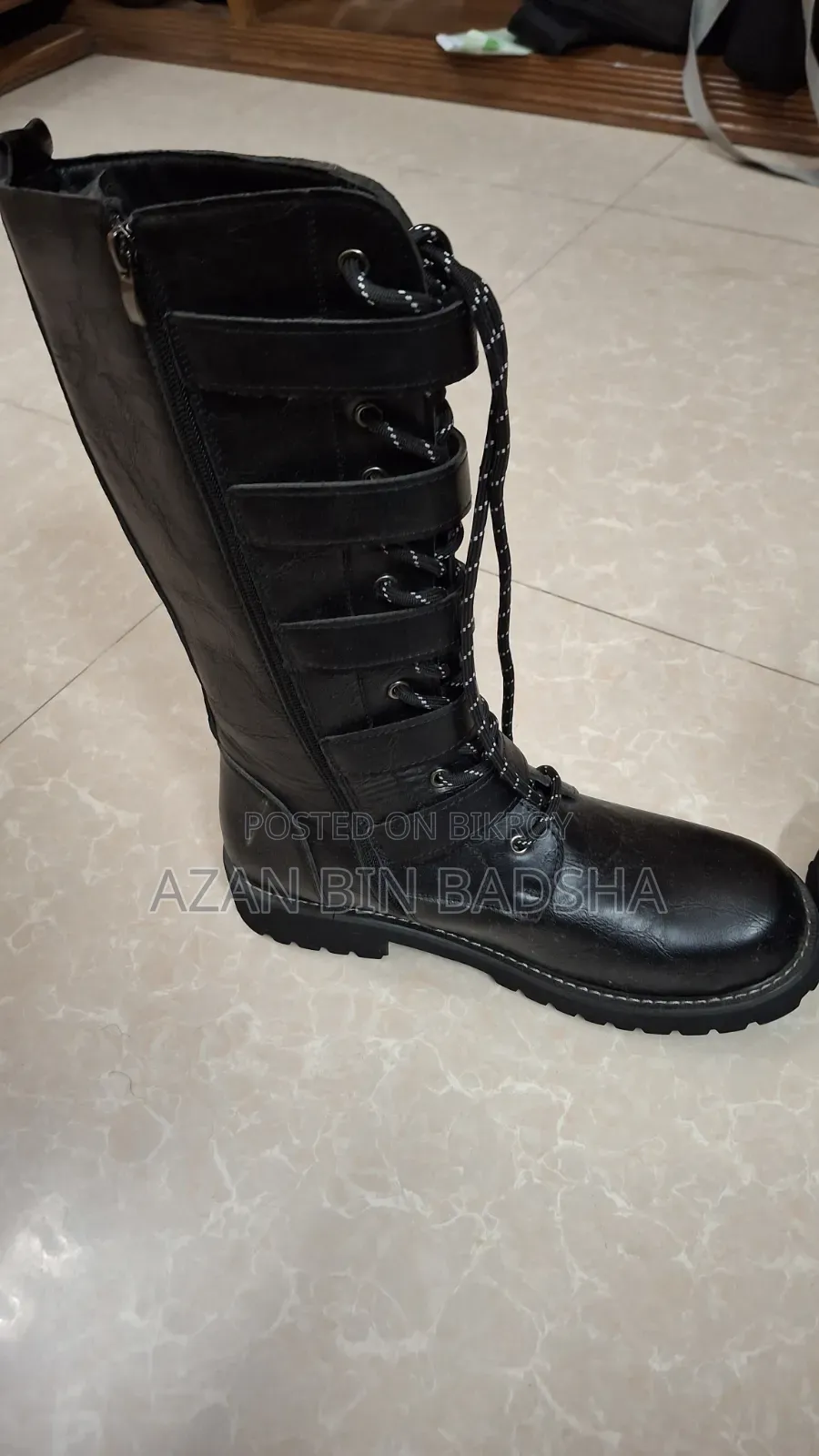 Leather High Boots