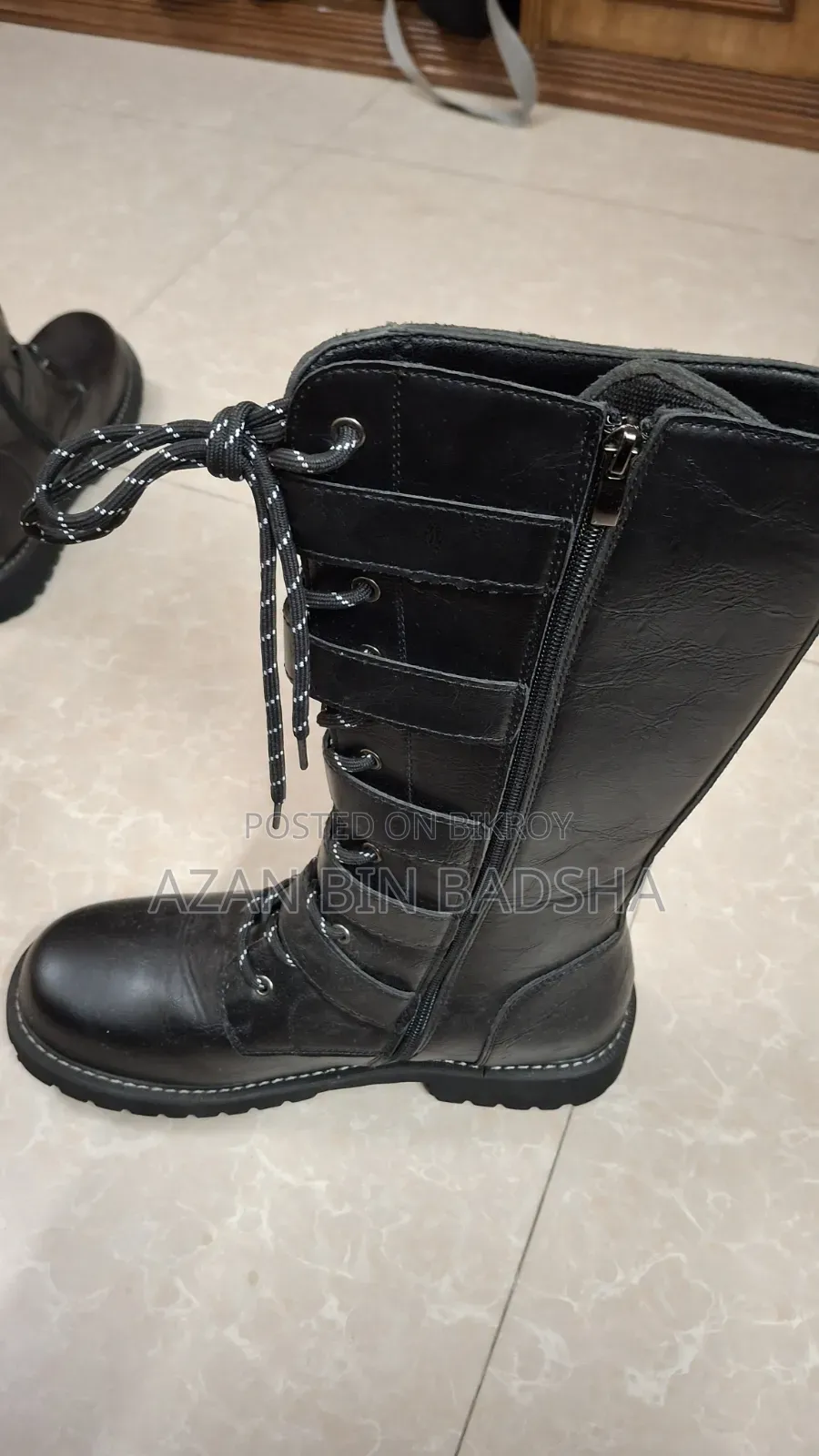 Leather High Boots