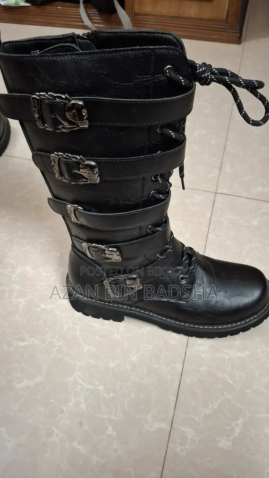Leather High Boots