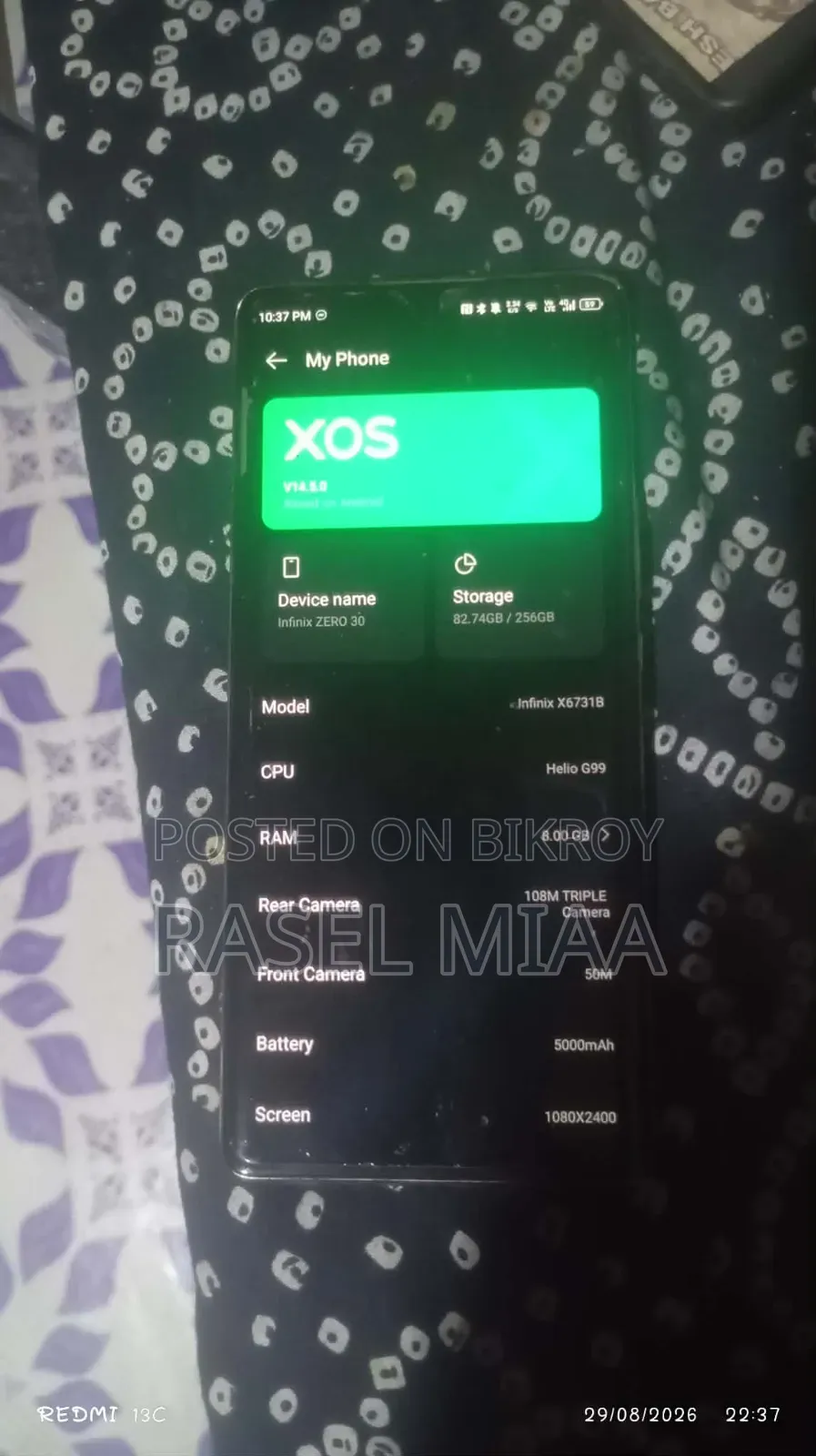 Infinix Zero 30 4G 256 GB White