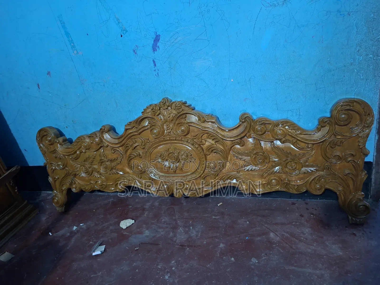 ১০০% অরজিনাল সেগুন কাঠের খাট(কিং সাইজ বেড) 100% Original Teak Wood