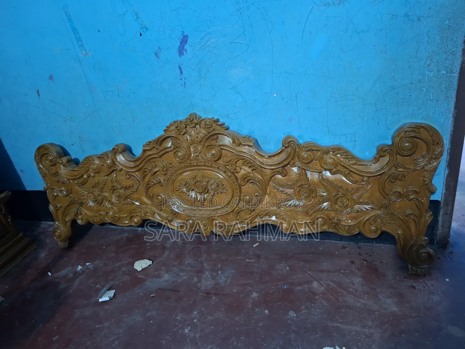 ১০০% অরজিনাল সেগুন কাঠের খাট(কিং সাইজ বেড) 100% Original Teak Wood