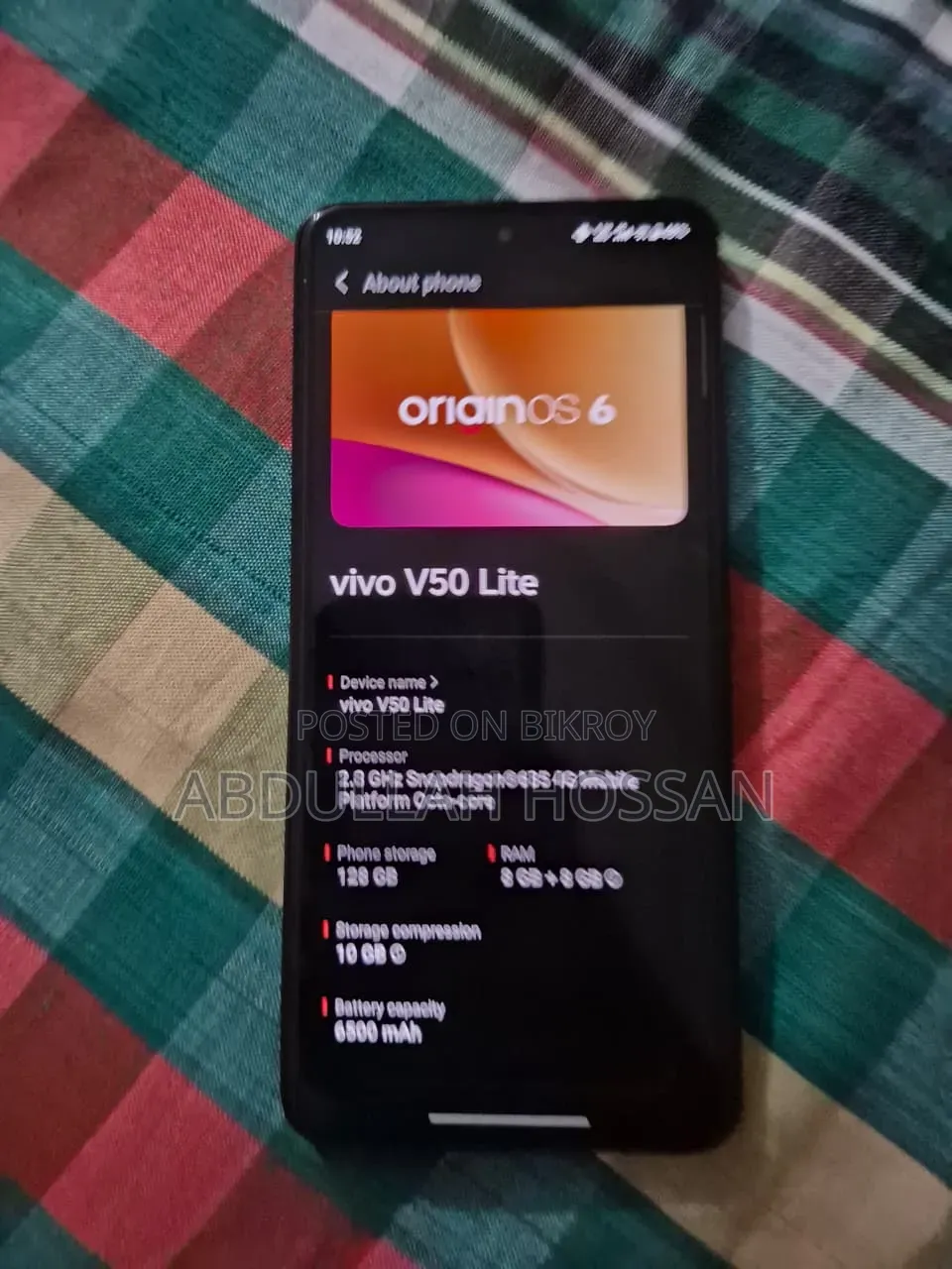 Vivo V50 Lite 256 GB Black