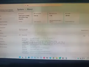 Desktop Computer Asus 8GB AMD Ryzen 5 SSD 256GB