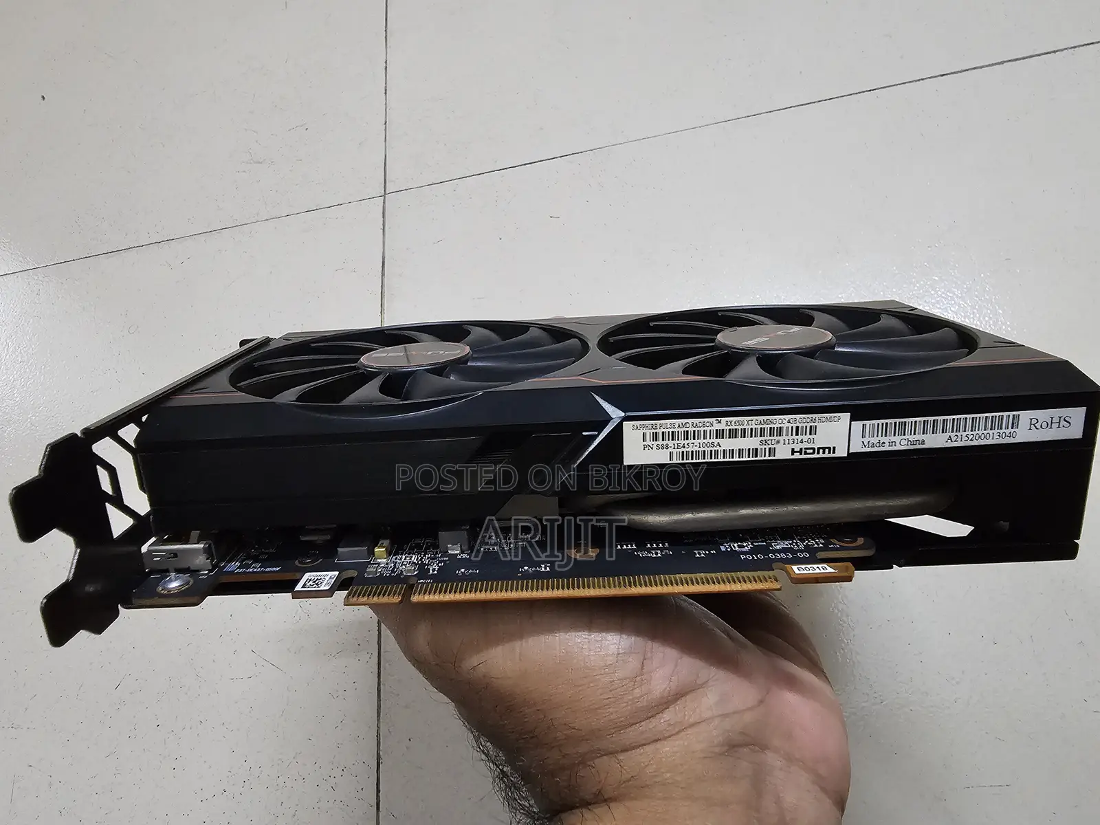 Sapphire Pulse AMD Radeon RX 6500 XT Gaming OC 4GB GDDR6 Graphics Card