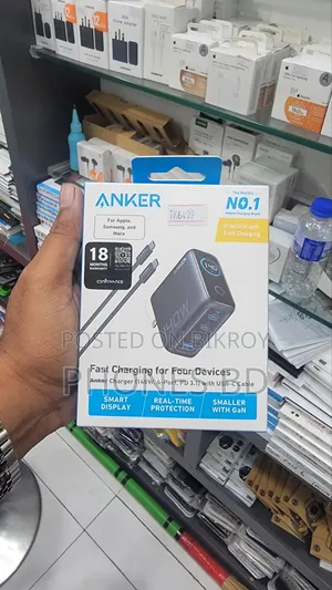 Anker 140w Charger 4-Port PD3.1 With USB-C Cable