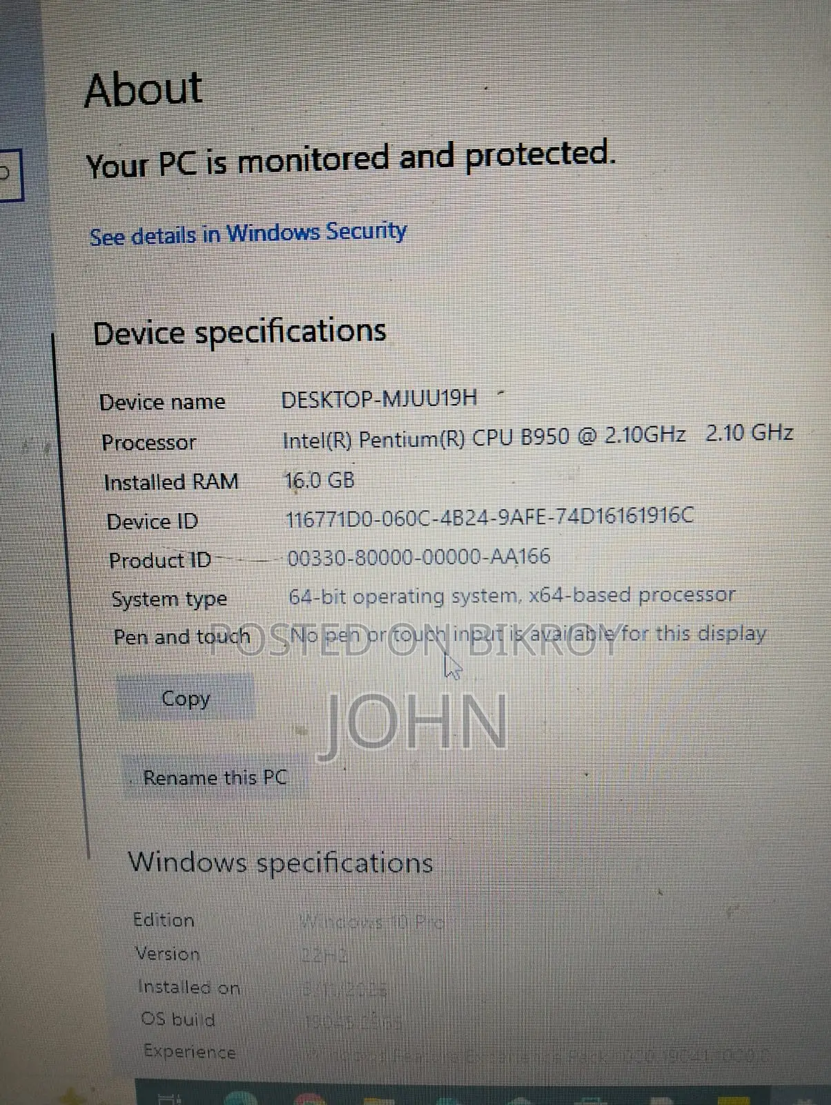 Laptop Sony VAIO E14127CN 16GB Intel Pentium HDD+SSD 500GB