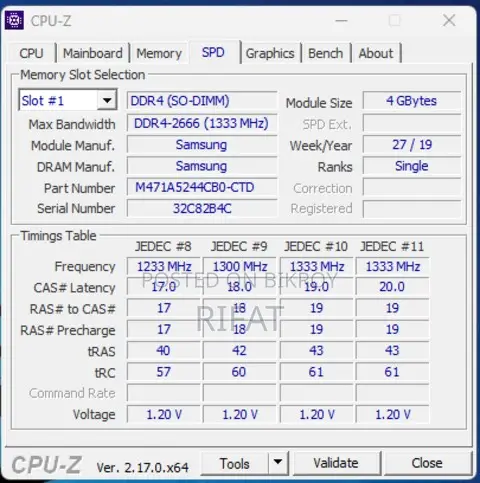 Samsung Original DDR4 Ram