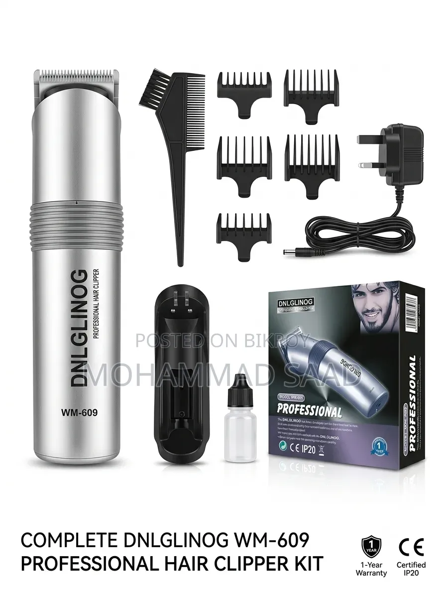 Dnglinog Wm-609 প্রফেশনাল হেয়ার ক্লিপার কিট