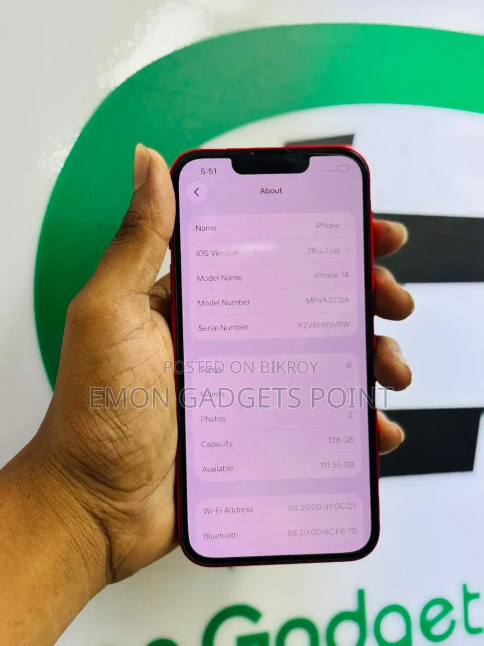 Apple iPhone 14 128 GB Red